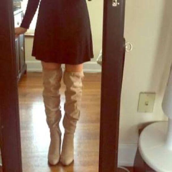 OLIVIA MILLER ROOSEVELT OVER THE KNEE BOOTS SZ 8 - Picture 1 of 13